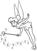 kolorowanki Dzwoneczek Disney malowanka elfy dla dziewczyn wróżka numer  58